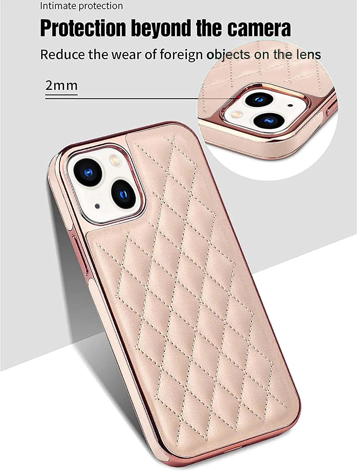 Premium Electroplated PU Leather case