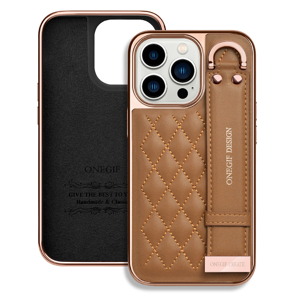 iPhone Back Case, Protection Cover Leather Ultra-Thin