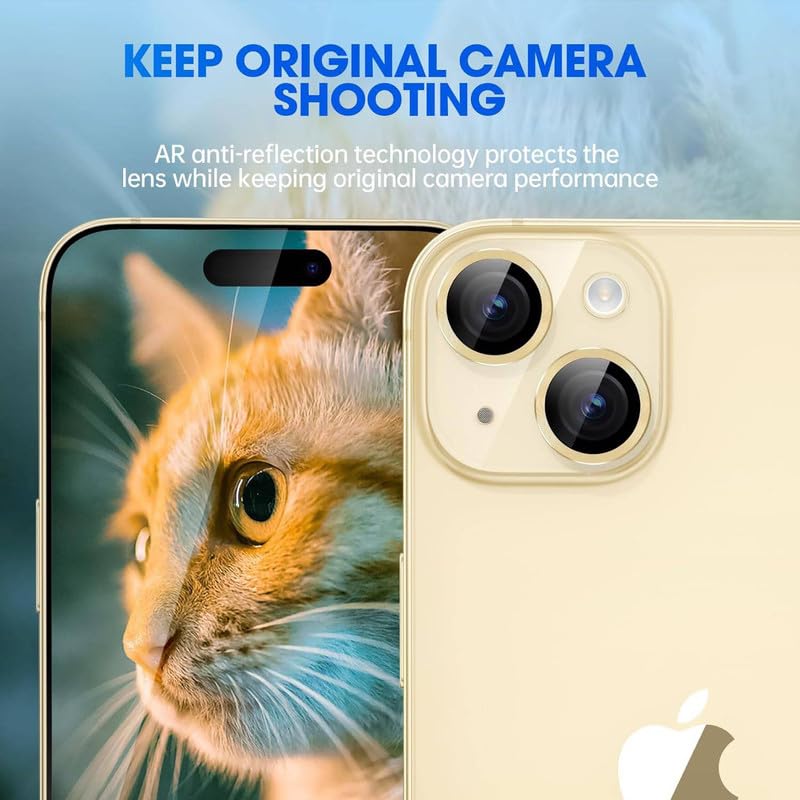 iPhone Camera Lens Protecter for iPhone 15 & iPhone 15 Plus