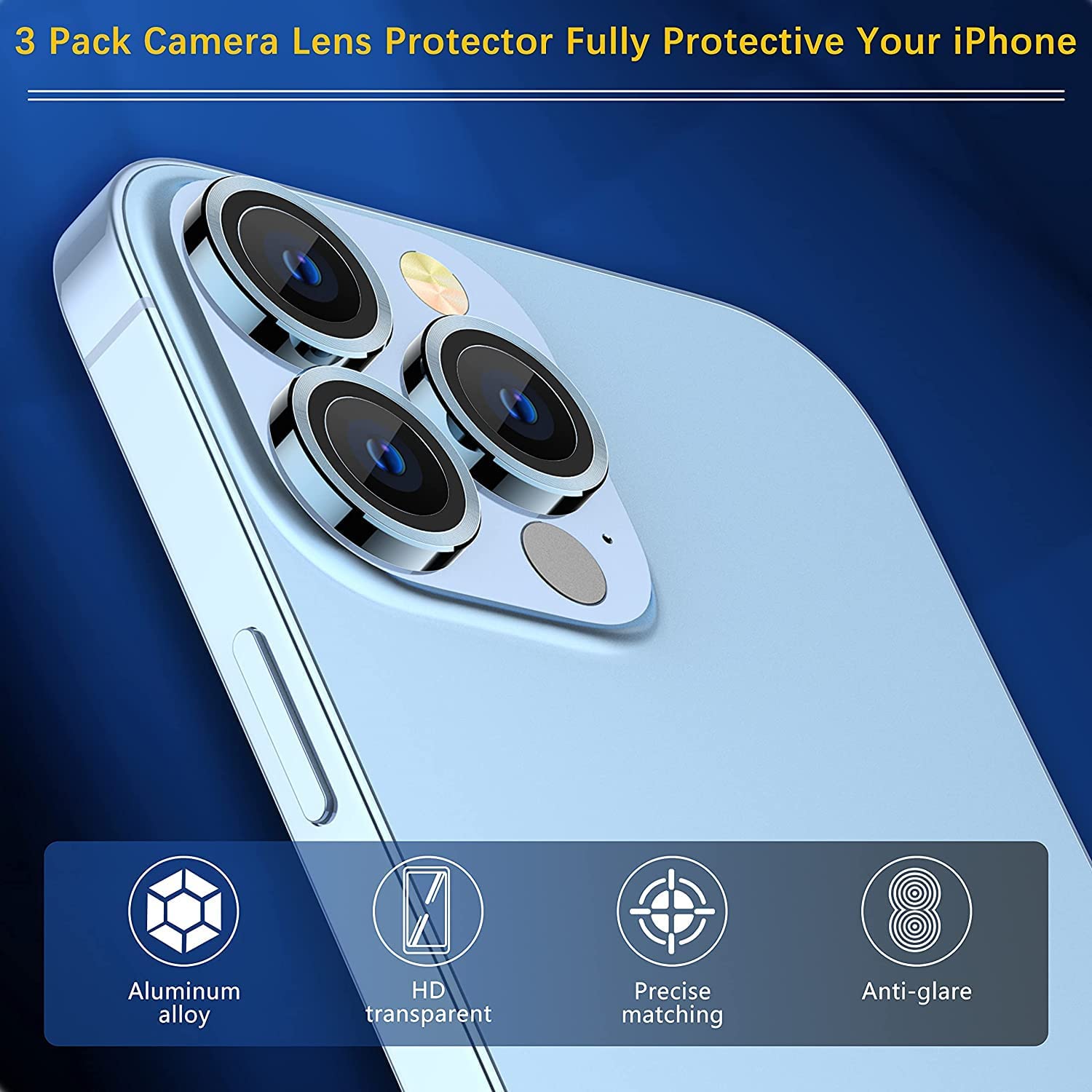 REMAX iPhone 13 Pro / 13 Pro Max Camera Lens Protector with 9H Hardness