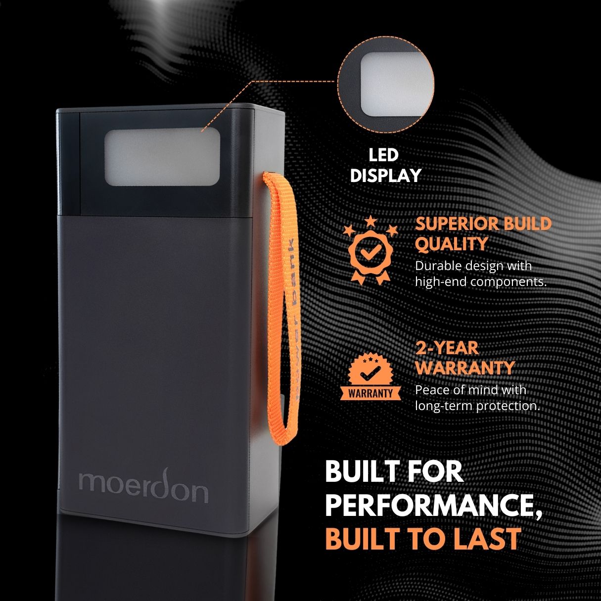 Moerdon 40000 mAh, 100 watt Laptop Power Bank For All Laptops, Mobiles, Tablets & Other Small Gadgets