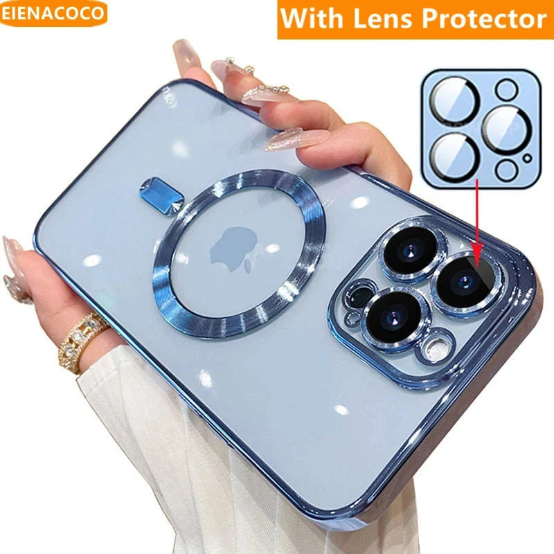 Magnetic Soft Cover with Camera Lens Protector