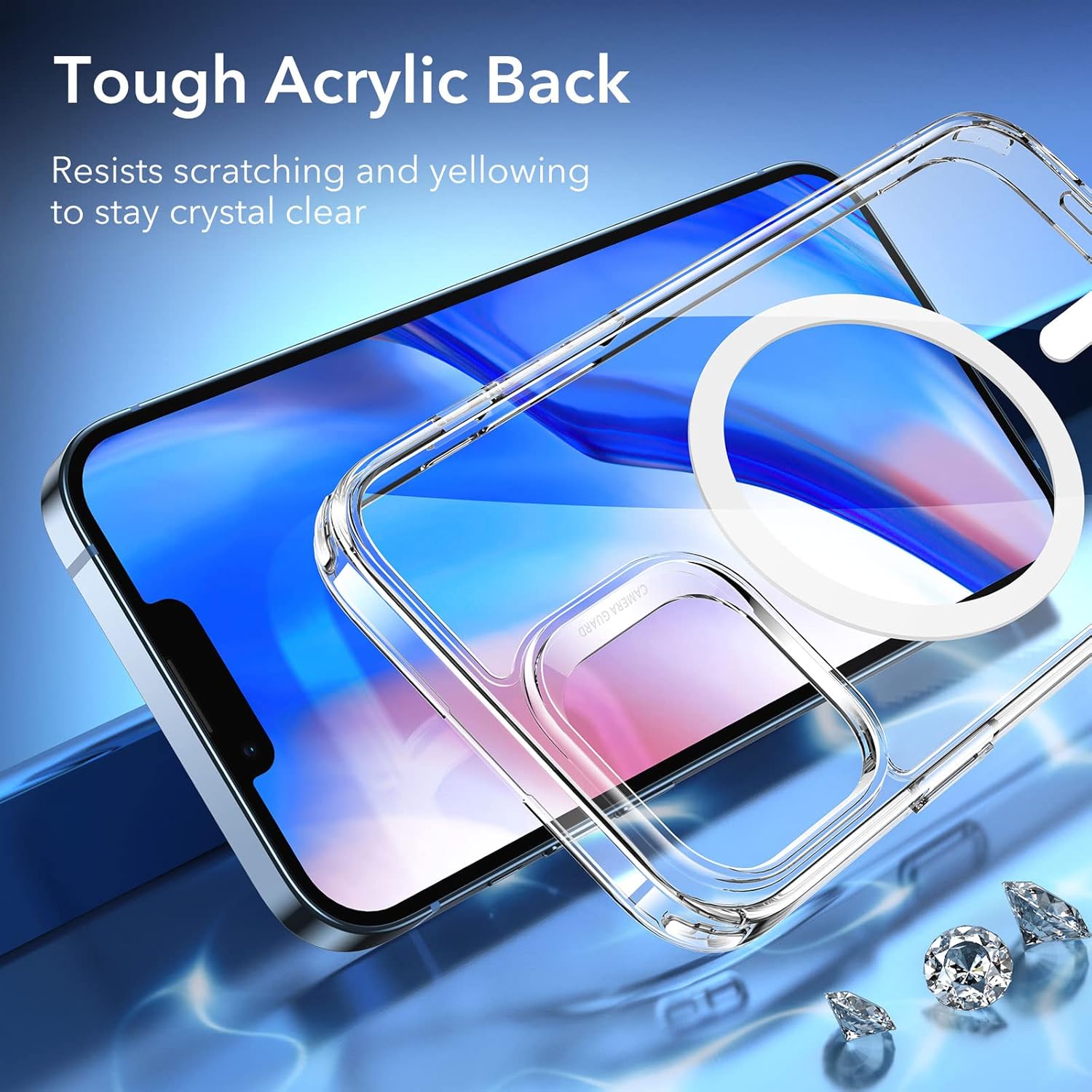 tough acrylic back case