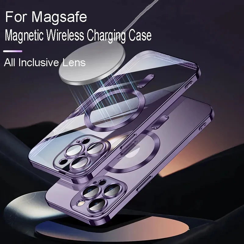 magnetic wireless charging case