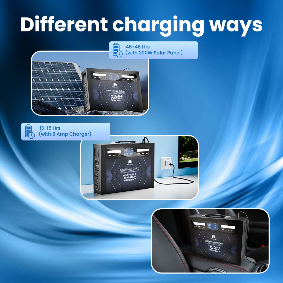 different chargers