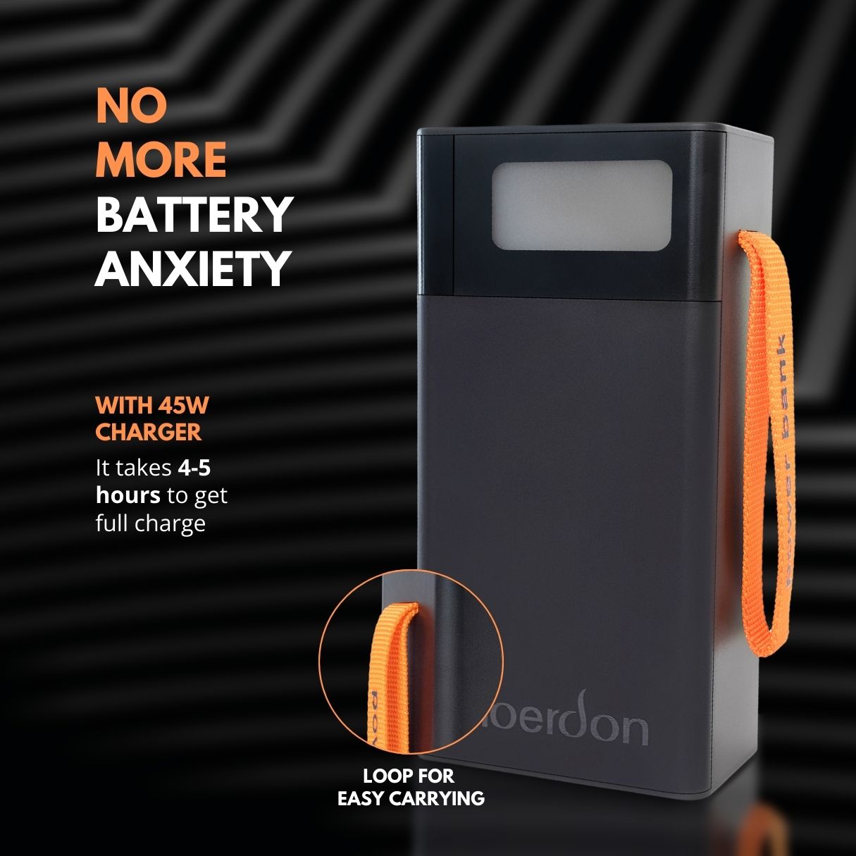 Moerdon 40000 mAh, 100 watt Laptop Power Bank For All Laptops, Mobiles, Tablets & Other Small Gadgets