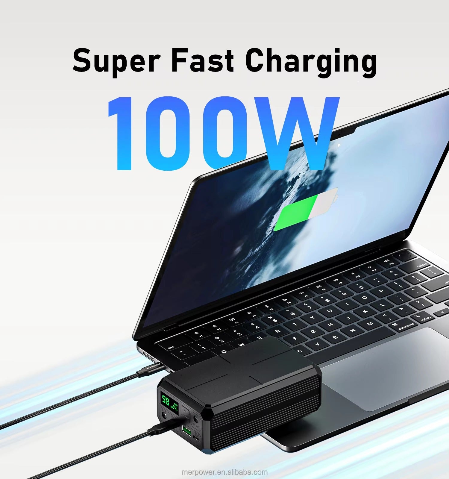 Moerdon 30000 mAh High Capacity Power Bank - 100W