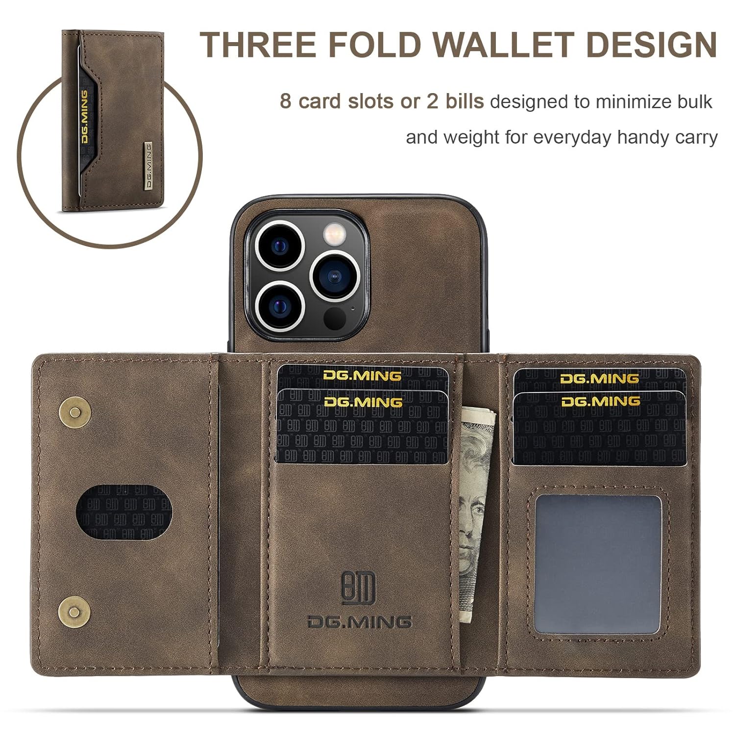 Mobile case Wallet Leather case Bag Detachable