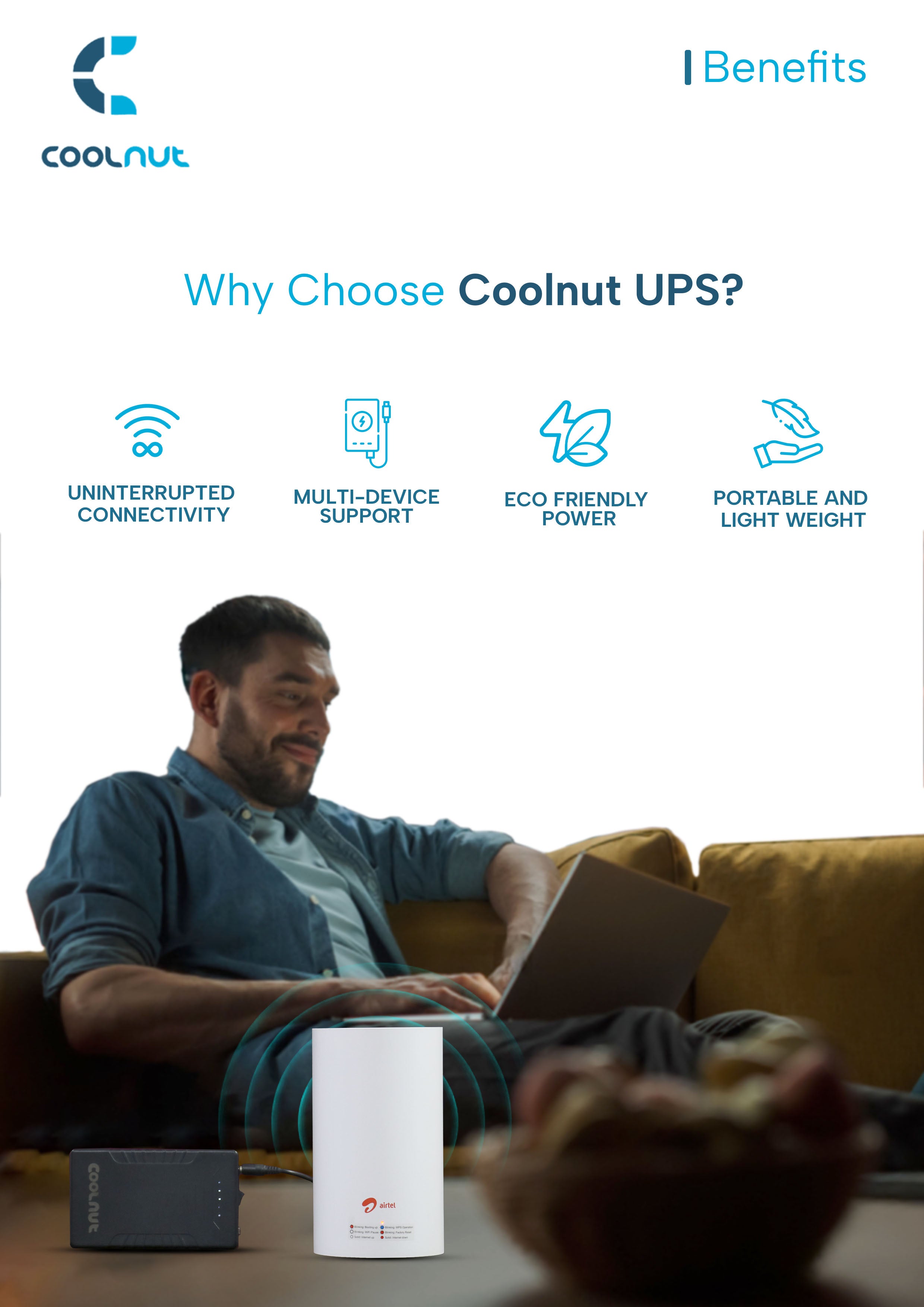 UPS For all types of Airfibers, Jio Fibre & All Wifi Routers