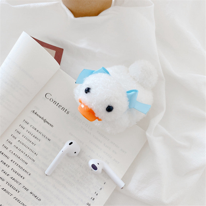 3D Cute Cartoon Plush Earphone Case