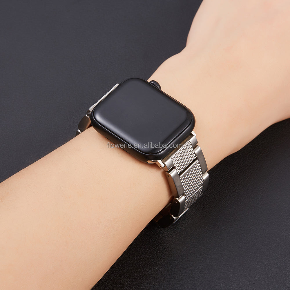 Luxury Fashion Wrist Stainless Steel Metal Link Chain for Iwatch