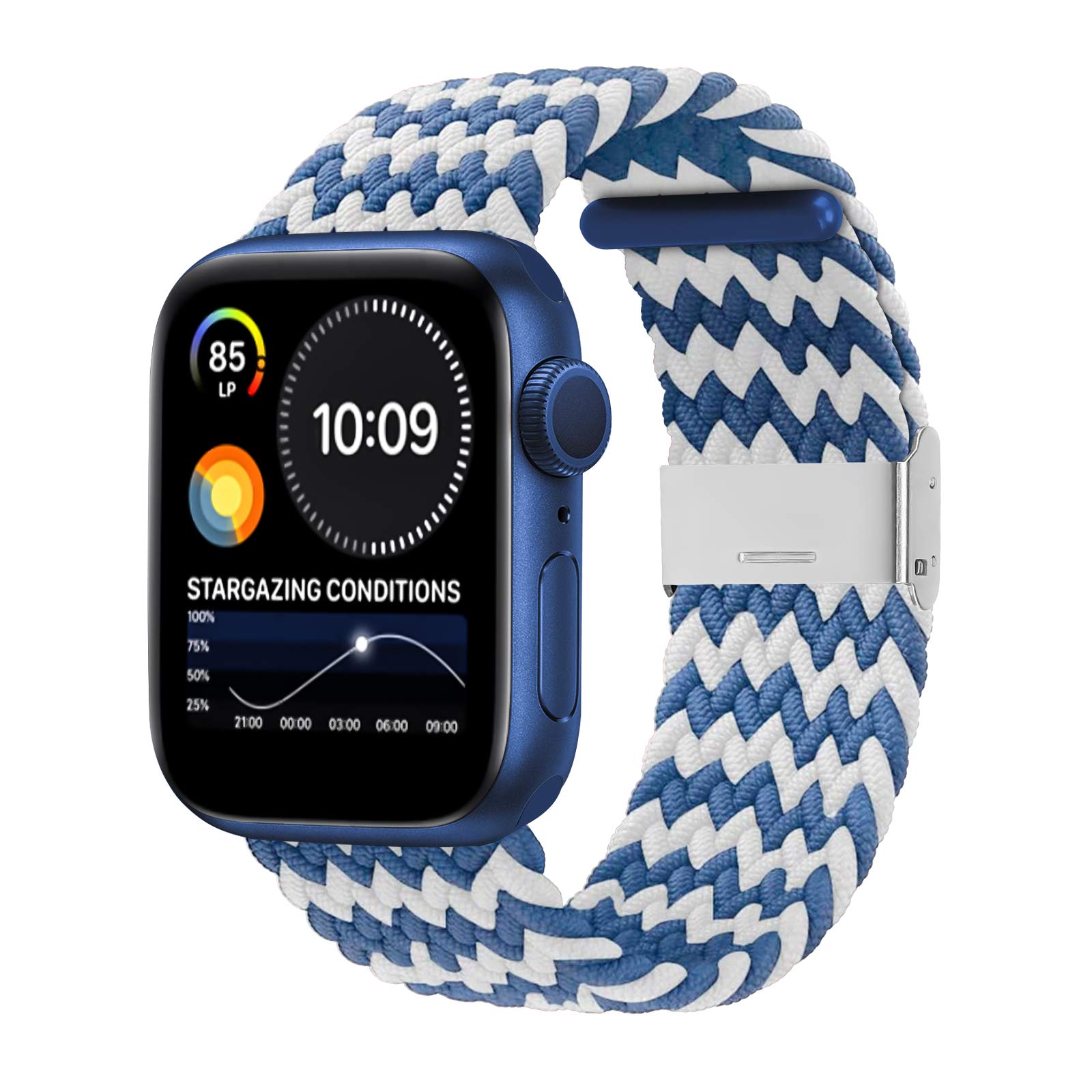 Iwatch Strap Single Loop Braided Nylon Adjustable