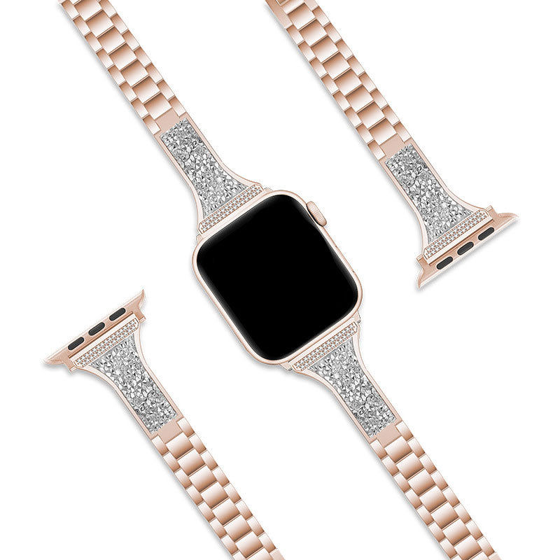 New Arrive Stainless Steel Smart Watch Strap For Apple Watch Luxury Metal 40 MM