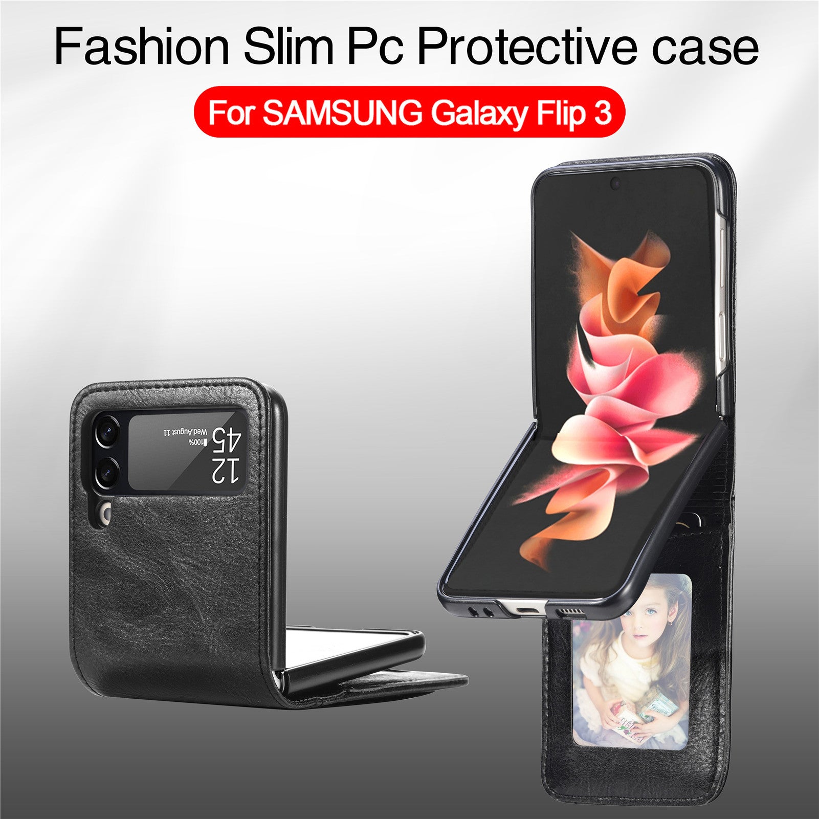 Personalised strap premium soft touch Premium case for Samsung FLIP 3