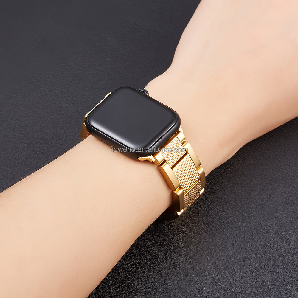 Luxury Fashion Wrist Stainless Steel Metal Link Chain for Iwatch