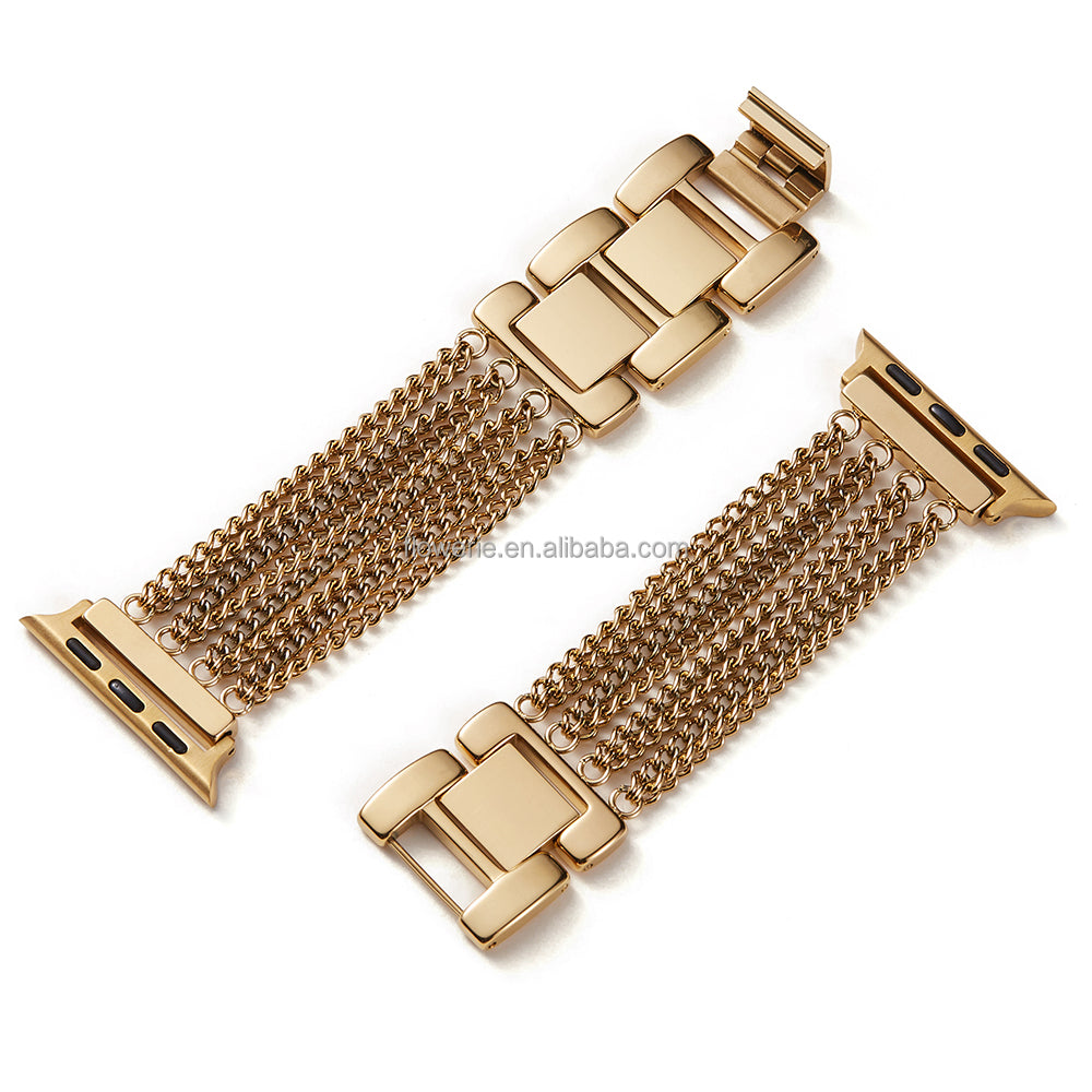 Zinc alloy chain luxury strap watch band