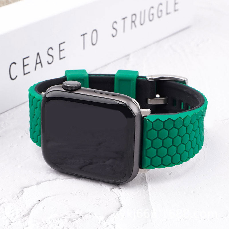 Waterproof Rubber Watch Bands for Apple iWatch Silicone Smart Watch Strap