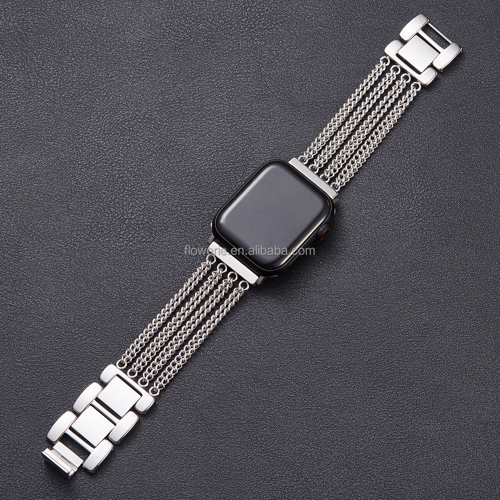 Zinc alloy chain luxury strap watch band