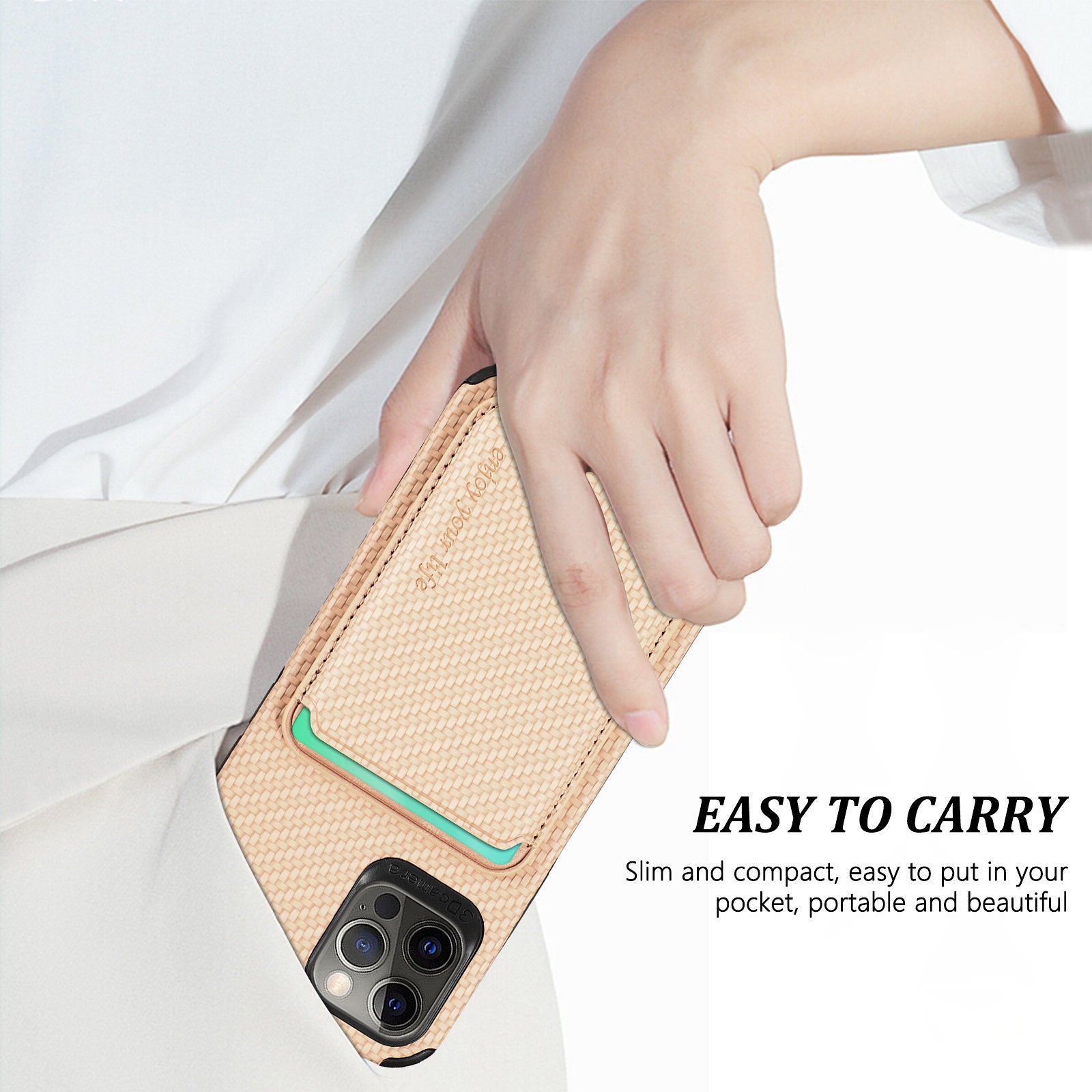 Iphone PU Leather magnetic card holder case for Various models