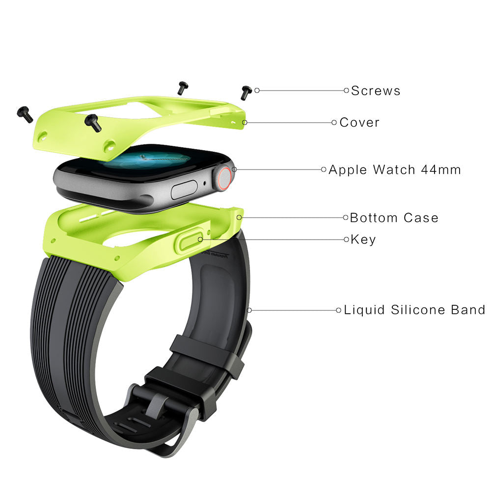 Shock Proof Case Smart Watch Band Cover For Apple Watch Strap