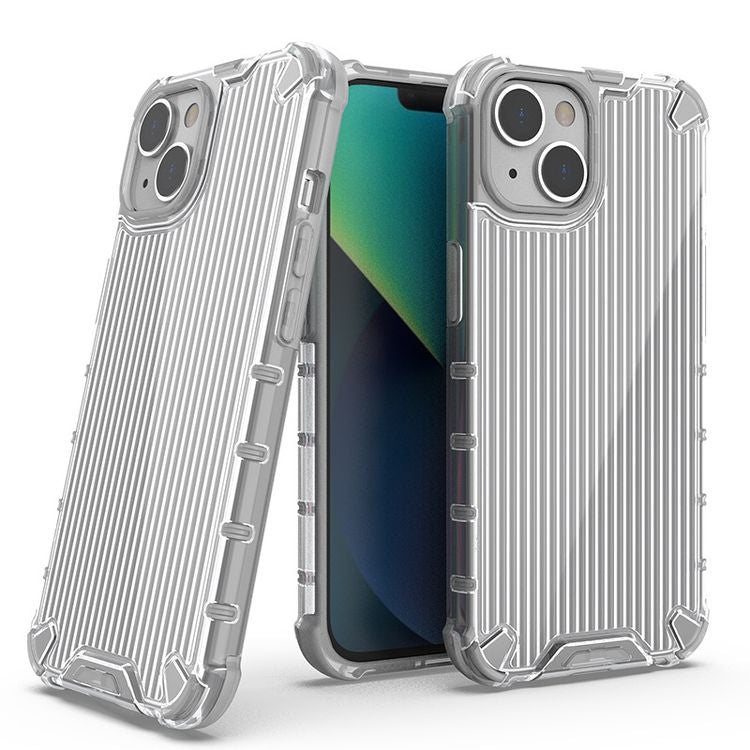 Striped Hard Shell | Anti-Fall Shell Translucent Protective Cover