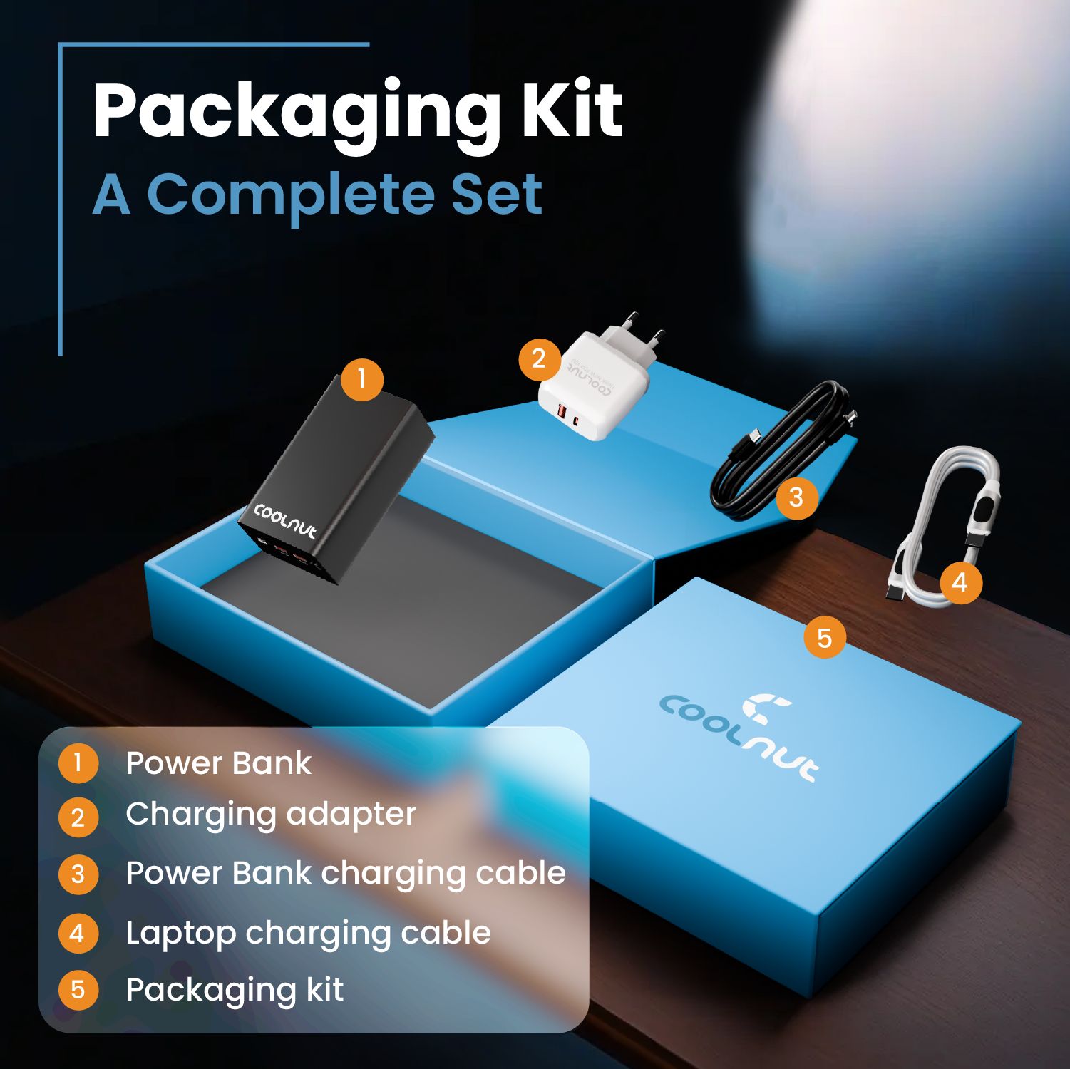 packaging kit power bank